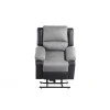 9121EEL - Fauteuil de relaxation électrique avec releveur en microfibre et simili /noir