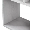 FOET - Étagère basse de 3 niveaux L110 x H97cm - Béton