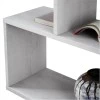 FOET - Étagère basse de 3 niveaux L110 x H97cm - Béton