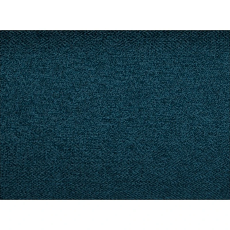 JACKY - Canapé d'angle réversible convertible avec têtières en tissu pétrole