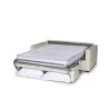 DYLAN PREMIUM - Canapé convertible système couchage express matelas 17cm 3 places en cuir
