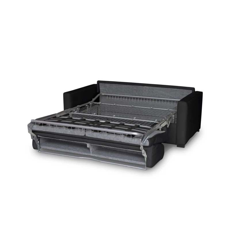 DYLAN PREMIUM - Canapé convertible système couchage express matelas 17cm 3 places en cuir