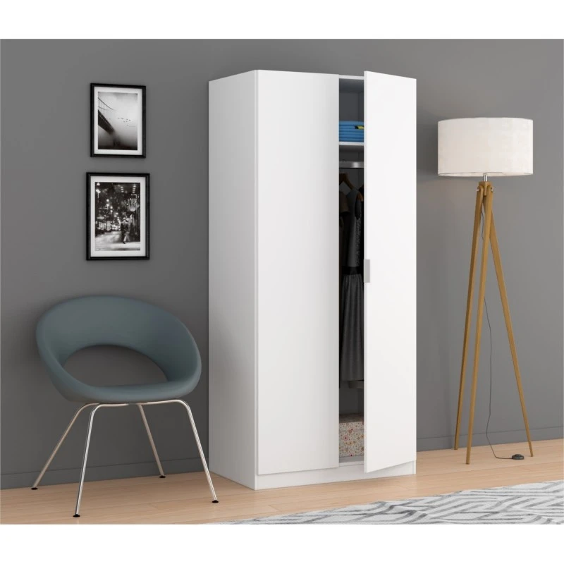 FOARM - Armoire penderie 2 portes L82 x H180 cm