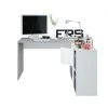 FOBUR - Bureau avec caissons multipositions L136 ou L203 cm /béton