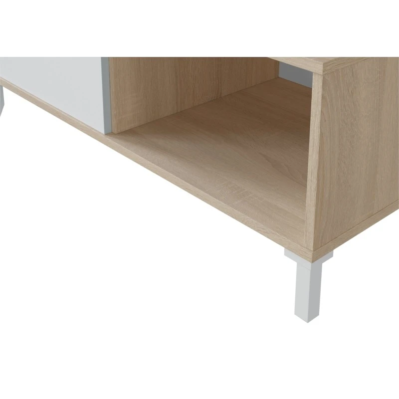 FOTAB - Table basse 2 niches L100 cm /chêne