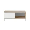 FOTAB - Table basse 2 niches L100 cm /chêne