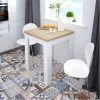 FOTAB - Table auxiliaire extensible L67/134 x P67cm /chêne