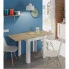 FOTAB - Table auxiliaire extensible L67/134 x P67cm /chêne