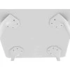 MAYLI - Table carrée 80 cm plateau stratifié HPL pour l'intérieur et l'extérieur