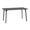 MAYLI - Table 140 cm plateau stratifié pour l'intérieur et l'extérieur