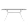 MALTA - Table 140 cm stratifié HPL pour l'intérieur et l'extérieur