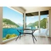 MALTA - Table 140 cm stratifié HPL pour l'intérieur et l'extérieur