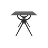 MALTA - Table 140 cm stratifié HPL pour l'intérieur et l'extérieur