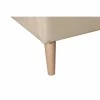 ARTIKV - Canapé d'angle scandinave convertible réversible avec coffre en velours - Grège