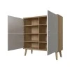 PRYSK - Buffet haut scandinave 4 portes /bois