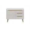 MAREK - Buffet scandinave 1 porte et 3 tiroirs /bois