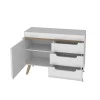 MAREK - Buffet scandinave 1 porte et 3 tiroirs /bois