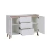 OWIE - Buffet scandinave 2 portes et 3 tiroirs /bois