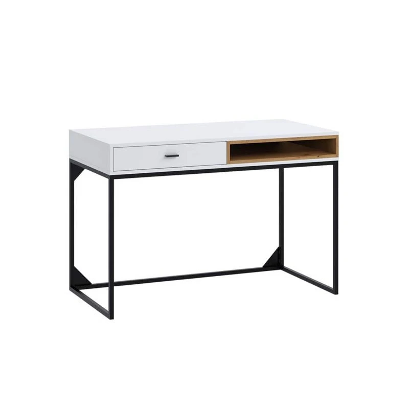 OLIE - Bureau 1 tiroir et 1 niche 120 cm /bois