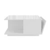 DANY - Table basse 1 porte 90 cm brillant