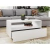 DREK - Table basse 2 tiroirs 90 cm