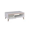 OWIE - Table basse scandinave 1 porte 120 cm /bois