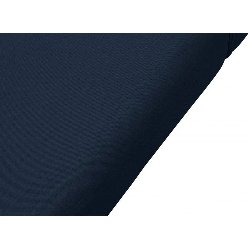 BONNY - Canapé droit 3 places convertible en tissu pieds bois clair